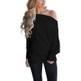 thumbnail image 1 of Décontracté Manches Longues Manches Longues Femmes Lacozy Pull Pull Tricot Tunique en Vrac Tops, 1 of 5
