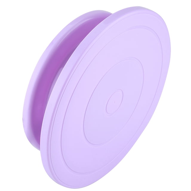 Soporte giratorio para pasteles Jadeshay plato giratorio para decoración de pasteles rendimiento confiable PP 28 cm