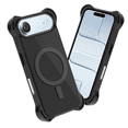 thumbnail image 1 of Mr. Gadgets Funda De Uso Rudo Para iPhone, Diseño Magnetico, Case Transparente De Acrilico Epoxi, Tecnología Ultra Bounce, Anti-caídas Compatible Con iPhone Air Color Negro, 1 of 7