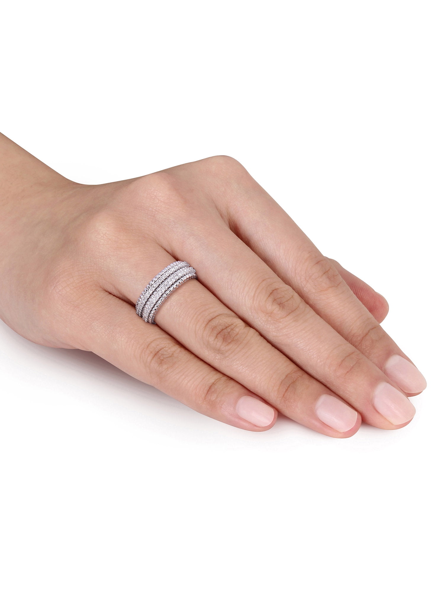 Everly Women's Diamond 14k White Gold Ring