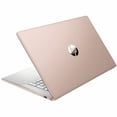 thumbnail image 4 of HP 17-cn0000 17-cn0514nr 17.3" Notebook, HD+, Intel Celeron N4500, 4 GB, 256 GB SSD, Pale Gold Rose, Natural Silver, 4 of 6