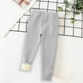 thumbnail image 5 of Hicidod Girls Leggings Winter Fleece Lined Toddler Warm Thicken Thermal Tights Solid Ankle Length Casual Stretchy Kids Pants, 5 of 6
