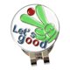 thumbnail image 4 of Marcador de Pelota de Golf Deportivo Profesional Herramienta de Clip de Sombrero de Golf Magnético para Hombres Mujeres Niños Regalo de Navidad - Vari Dejanos bien Macarena Clip marcador de pelota de golf, 4 of 8