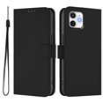 thumbnail image 2 of Wallet Case Compatible with iPhone 11 with Card Slot/Holder,PU Leather Flip Folio Shell [Magnetic Closure][Wrist Strap][Kickstand] Phone Cover Shockproof For iPhone 11,Black, 2 of 11
