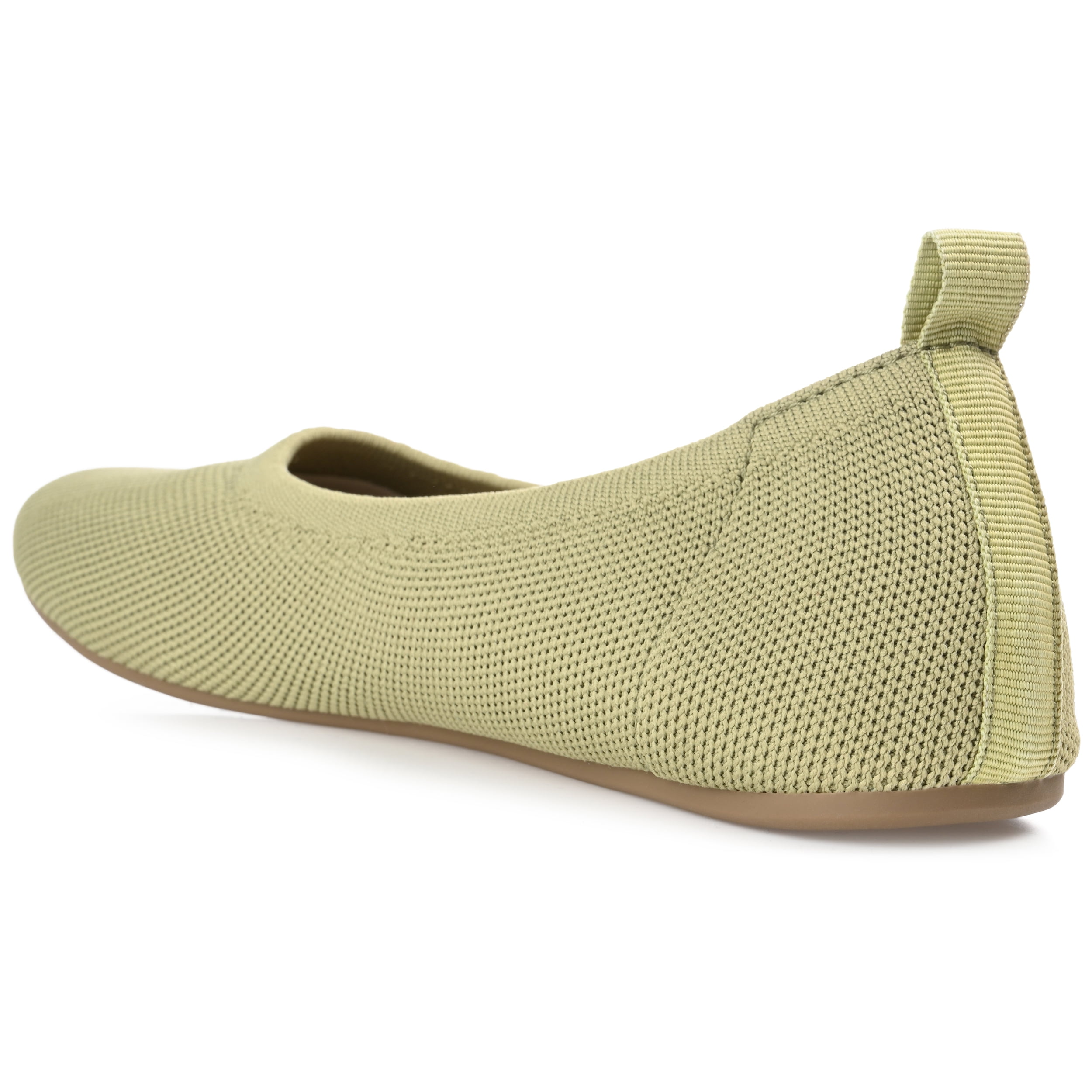 Journee Womens Jersie Knit Foldable Round Toe Slip On Dress Flats, Widths Available