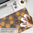 thumbnail image 4 of Long Mouse Pads for Desk,Halloween Pumpkins and Witch Hats Desk Mats on Top Of Desks, Desk Mouse Pad Extra Large with 3mm Non-Slip Base and Stitched Edge for Gaming,Office,Work,Home 35.4x15.7in, 4 of 5