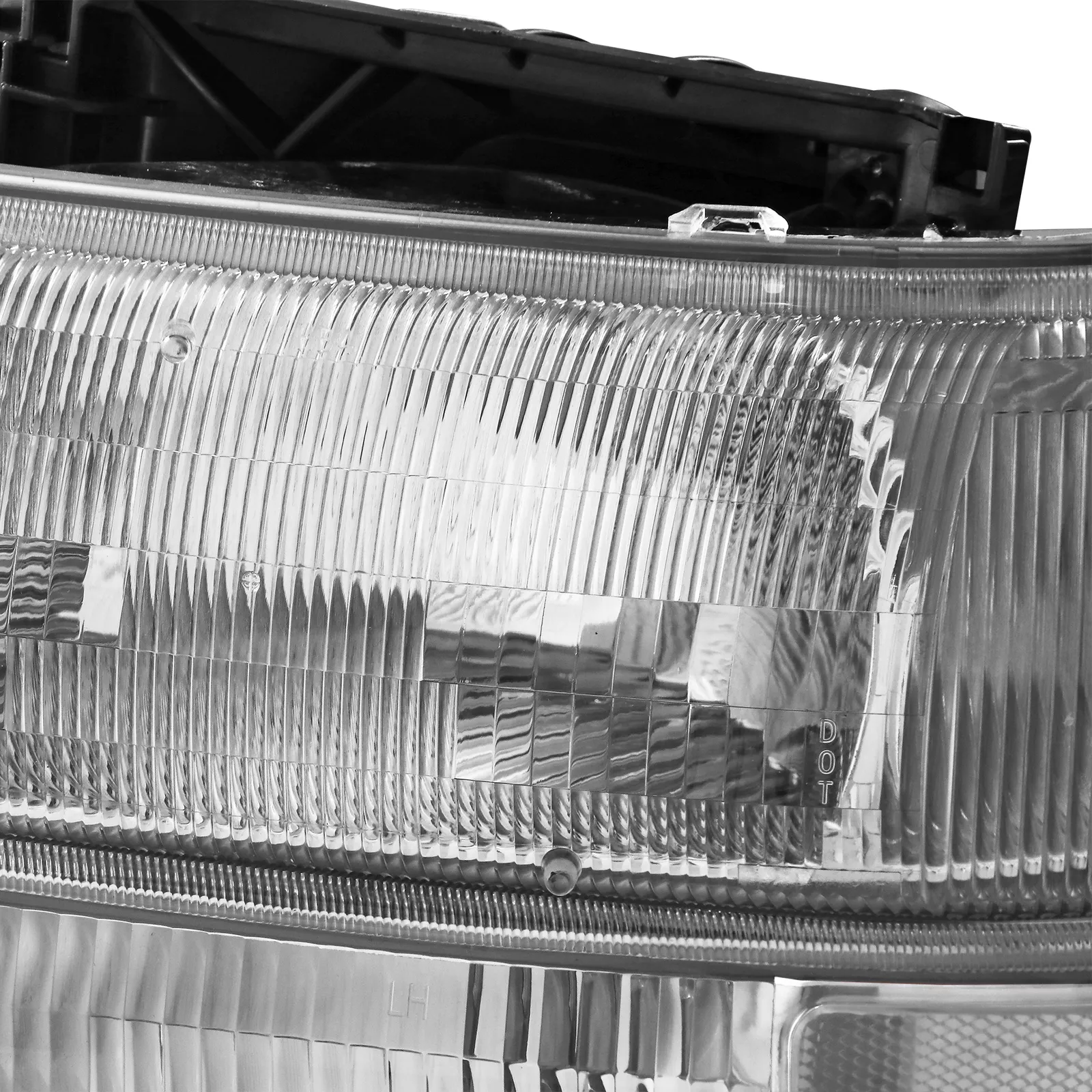 MOSTPLUS Pair Chrome Headlights Assembly for 99-02 Chevy Silverado 00-06 Suburban 1500 2500