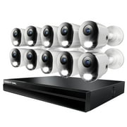 Night Owl Ethernet 24 Channel 4TB NVR Security System and 10 Wired IP 4K Resolution Cameras