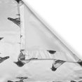 thumbnail image 4 of Ambesonne Black Crow Valance Pack of 2, Sketchy Monochrome Bird, 42"X12", Charcoal Grey Grey, 4 of 5