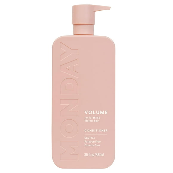 MONDAY HAIRCARE Volume Conditioner ( Exclusive) 30oz for Thin Fine and Oily Hair Made from Coconut Oil Ginger Extract & Vitamin E 100% Recyclable Bottles (887ml)