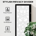 thumbnail image 4 of HOMCOM 4 Panel Room Divider, 5.6 FT Lightweight Privacy Screen, Black, 4 of 10