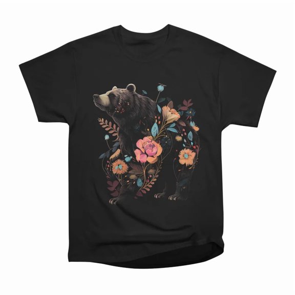 Ornamental Bear T-Shirt Tee Gift For Him Merch For Her Apparel For Friend