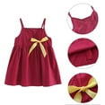 thumbnail image 3 of Toddler Kids Girls Dress Kid Strap Sleeveless Dress Sundress Summer Girl Clothes, 3 of 13