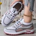 thumbnail image 2 of Leozcaa Womens Ladies Walking Running Shoes Slip On Lightweight Casual Tennis Sneakers Clothes Shoes, 2 of 5