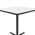 thumbnail image 4 of Correll Bxb36S-36 Cafe and Breakroom Tables - Square Bar Stool-Standing Height - White, 4 of 5
