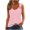 Hot Pink C, variant on Ecqkame Womens Tank Tops Solid Color Sleeveless Loose Casual Breathable Comfy Blouses Summer Tops for Women 2024 Pink B XL