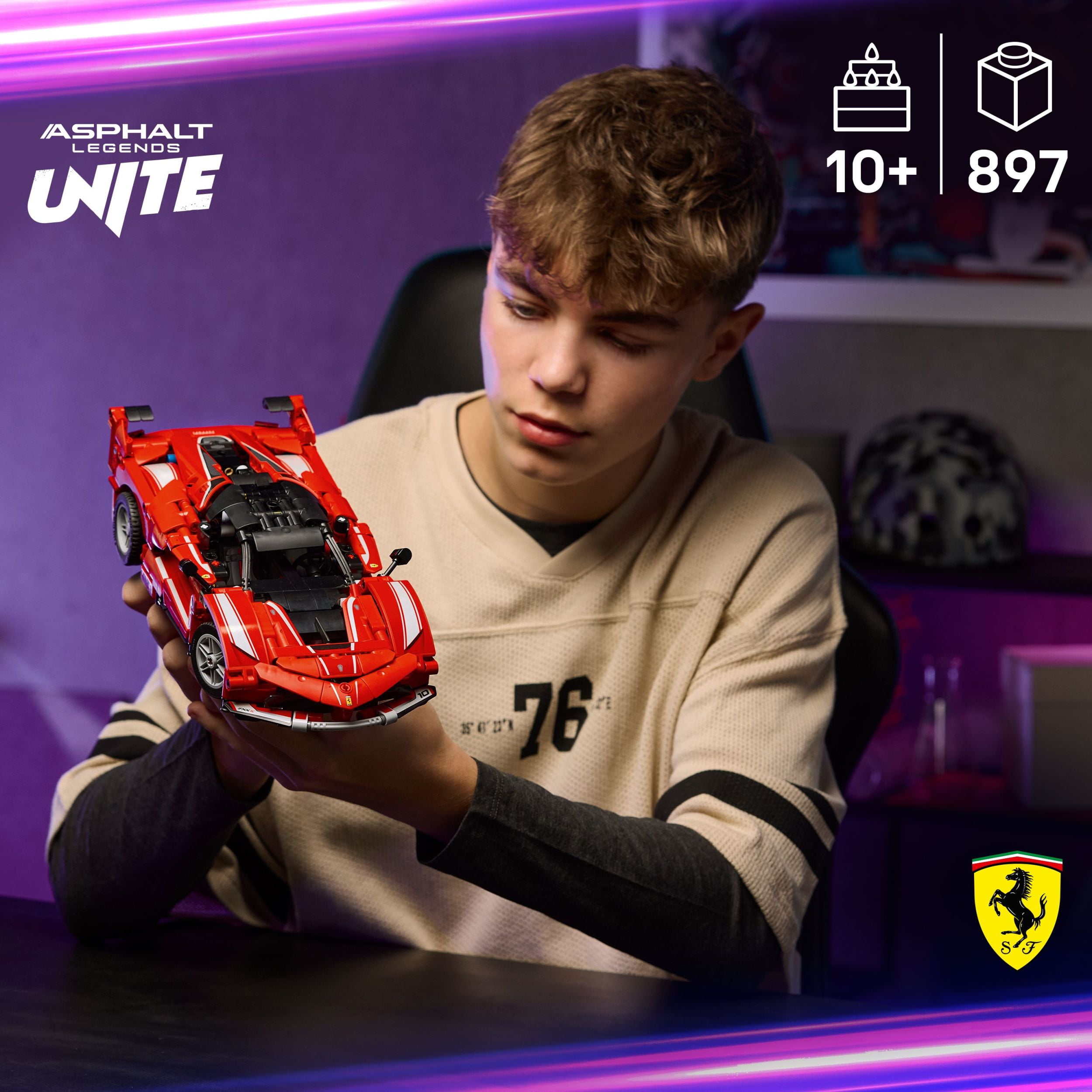 LEGO Technic Ferrari FXX K, Ensemble de Modèle de Voiture, Jouet de Construction STIM 42212 LEGO Ferrari FXX K 42212