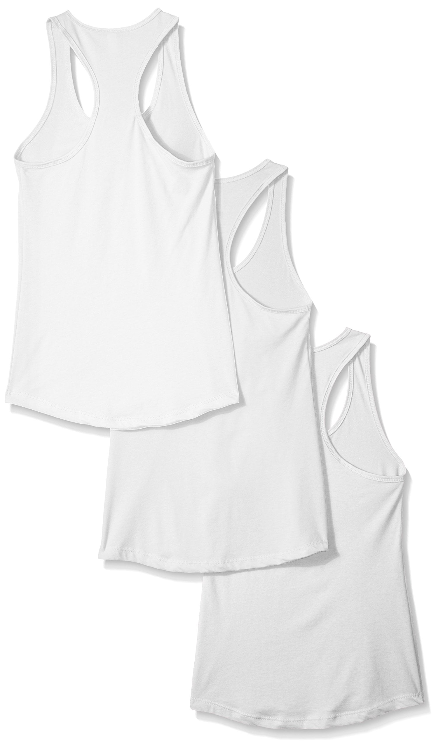 Women's Clementine Ideal Racerback Tank Top (Pack of 3)