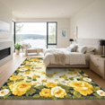 thumbnail image 3 of ODIKA 4'x6' Machine Washable Non-Slip Area Rug, Traditional Cream High Traffic Rug, Ivory, 1085424, 3 of 7