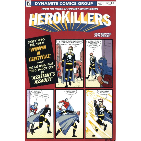 Project Superpowers: Hero Killers #3A VF ; Dynamite Comic Book
