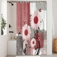 thumbnail image 4 of Brythos Shower Curtains,Full Waterproof Protection Shower Curtains for Bathroom,Fabric Shower Curtain,Style5,72"X78", 4 of 5