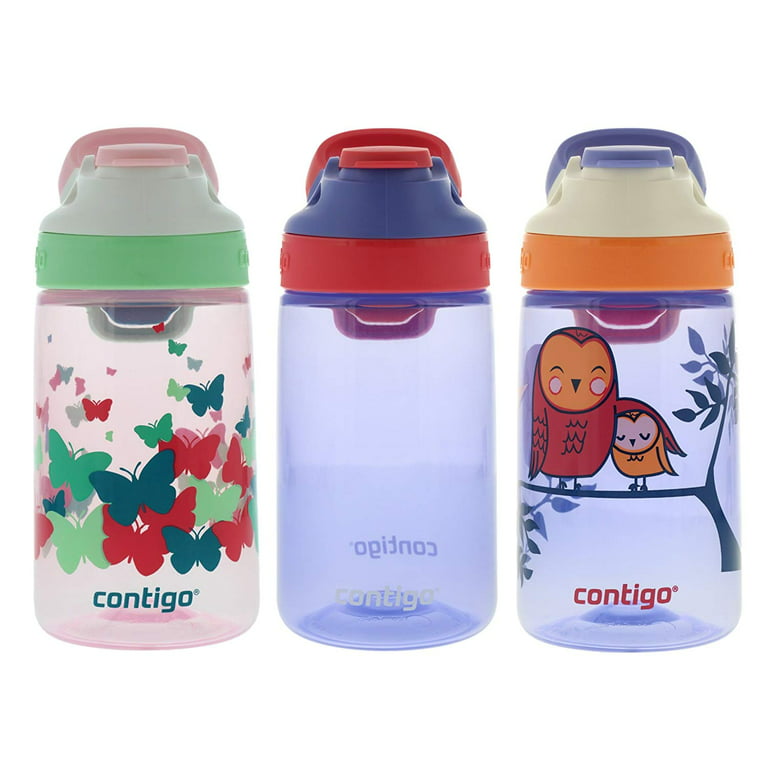 Contigo Kids Autospout Water Bottles 3 Pack Girls