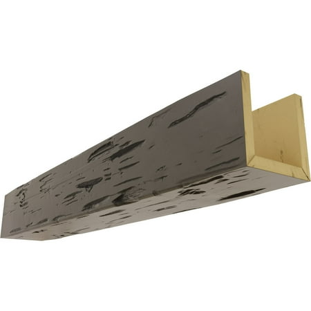 

Ekena Millwork 8 W x 10 H x 12 L 3-Sided (U-beam) Pecky Cypress Endurathane Faux Wood Ceiling Beam Burnished Honey Dew
