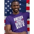 thumbnail image 2 of America Where Else Grunge Style T-Shirt Men -Image by Shutterstock, Male Small, 2 of 4