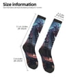 thumbnail image 2 of Naloa Urban Mechanical Dragon Thigh High Socks Extra Long Stretchy Sock Women Over Knee High Opaque Stocking Daily Wear, 2 of 6