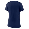 thumbnail image 3 of Women's Fanatics  Navy Tampa Bay Rays 2023 Postseason Locker Room V-Neck T-Shirt, 3 of 3