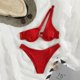 thumbnail image 1 of WILLBEST Bikini de Mujer, Traje de Baño de Color, Sexy, para Mujer, con Aros En Los Hombros, Bikini, Traje de Baño Bikini, 1 of 3