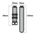 thumbnail image 2 of Correas de reloj inteligentes para Garmin Forerunner 220 230 235 630 620 735XT correas de silicona, 2 of 8
