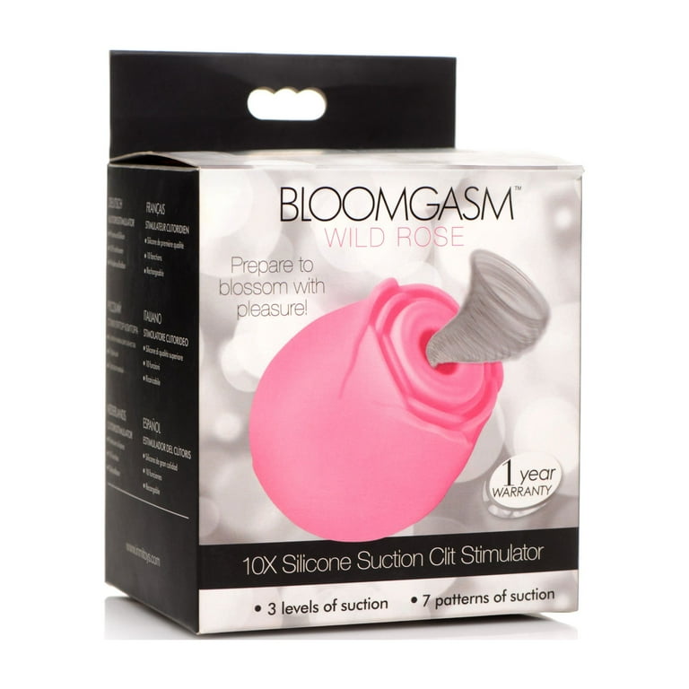 Bloomgasm Wild Rose 10X Suction Vibrator, Pink - Walmart.com