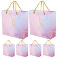 thumbnail image 1 of 6pcs Gift Bags Wrapping Bags Shopping Storage Bags Handheld Present Pouches, 1 of 8