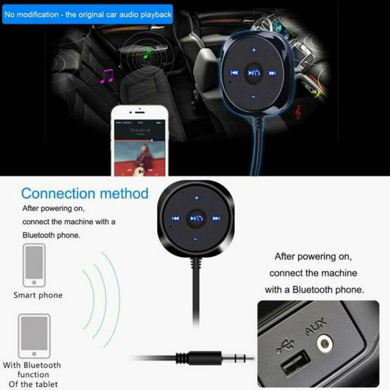 Car Bluetooth Module Aux Receiver Cable Adapter For Kit Cavo Aux