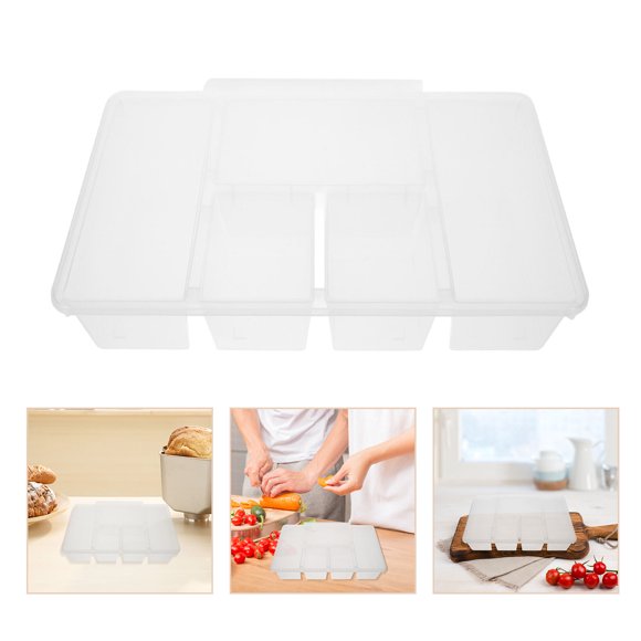 OHOIOLLA De Dividido Transparente Con Para Refrigerador Y Organización