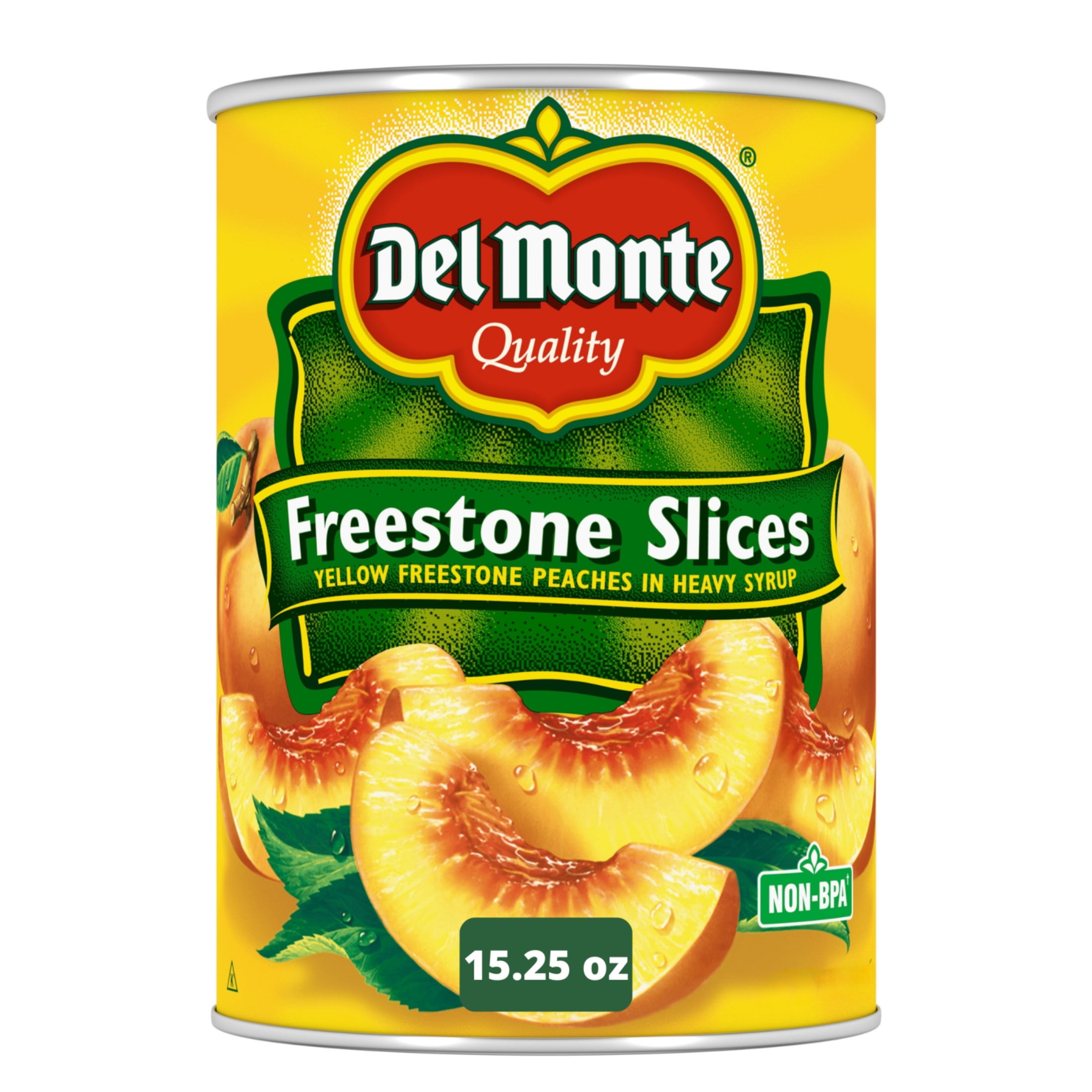 Del Monte Freestone Sliced Peaches in Heavy Syrup, No Artificial