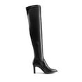 thumbnail image 2 of Dream Pairs Women's Over The Knee Stretch Boots Chunky High Heels Pointed Toe Fall Long Style, 2 of 6