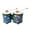 Sea, variant on JWQFBC 5'' and 6'' Bongo Drum Set African Hand Drum Educational Toy Music Enlightenment Face