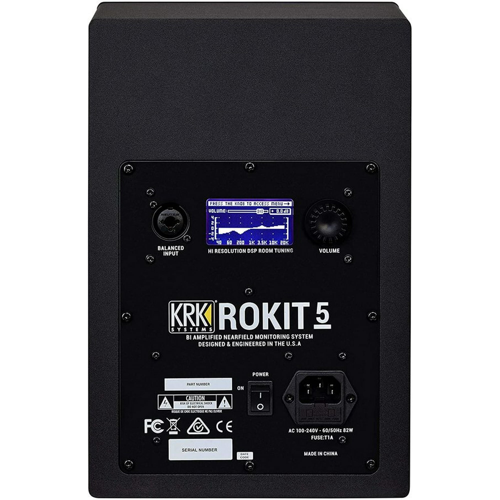 KRK ROKIT RP5 G4 5in Powered Studio Monitor (Each) - Black