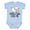 AE-Light Blue, variant on Nonna and Papa Grandchild Lamb Boys or Girls Baby Bodysuit