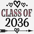 thumbnail image 3 of CafePress - Class Of 2036 Graduate Baseball Jersey - Kids Cotton Baseball Jersey, 3/4 Sleeve Shirt, 3 of 4