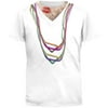 Mardi Gras All Over Adult T-Shirt - 2X-Large