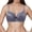 Grey, variant on French Lace Underwire Bra for Women Seamless Comfort with Convertible Straps Backless Design