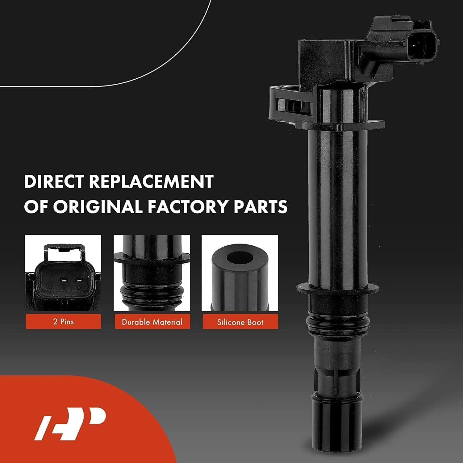 A-Premium Set of 8 Ignition Coil Pack and Iridium Spark Plugs Compatible with Dodge, Jeep Vehicles - 2002-2008 Ram 1500-2000-2008 Dakota Durango - 1999-2008 Grand Cherokee