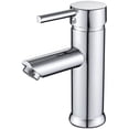 thumbnail image 1 of Grifo mezclador para lavabo de baño, grifo para lavabo cromado, grifo moderno para lavabo de baño, grifo monomando para lavabo de baño, latón macizo cromado, 1 of 5