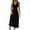 Black, variant on Duoif Formal Dresses for Women 2025 Sleeveless Front V Neck Casual Summer Dress Cute Bodycon Dresses Womens Dresses Black L