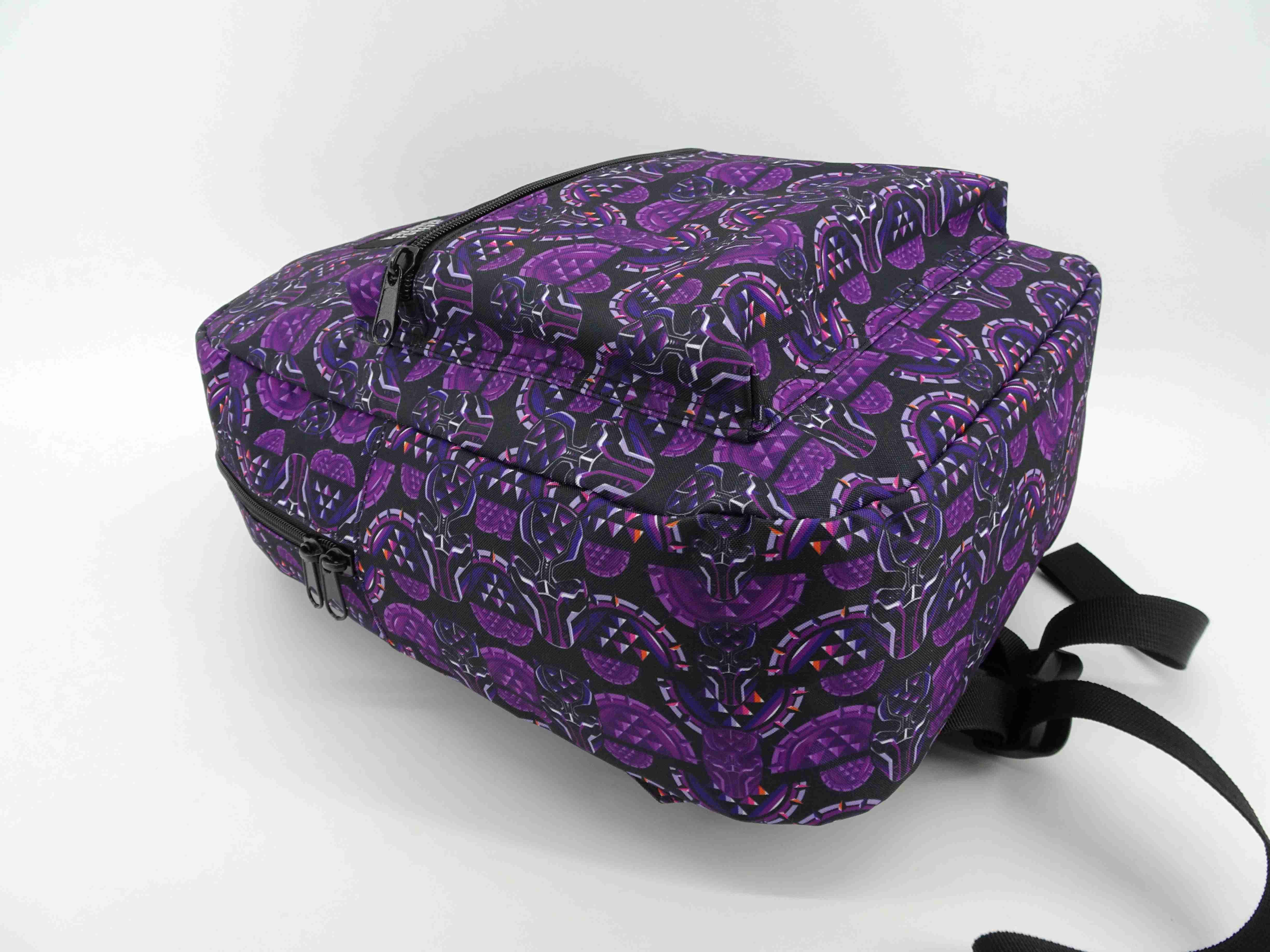 Black Panther Unisex Backpack with Laptop Sleeve Purple Black