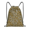 thumbnail image 1 of Saiise Leopard Pattern Sports Drawstring Backpack - String Swim Gym Bag with Wet Proof Pocket for Women&Men-Medium, 1 of 6