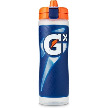 Gatorade GX Bottle, Refillable Water Bottle, Nonslip, Blue, 30 fl oz
